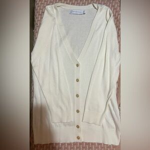 ⭐️NWOT⭐️New York & Company~Women's Lightweight Cardigan~Ivory~Size S